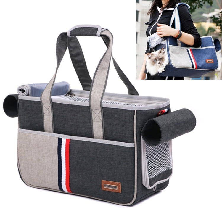 DODOPET Outdoor Portable Oxford Cloth Cat Dog Pet Carrier Bag Handbag Shoulder Bag, Size: 43 x 19 x 26cm - Trustpick