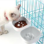 Dog and Cat Anti - choke Feeding Water Hanging Bowl Creative Plastic Pet Bowl - Trustpick