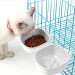 Dog and Cat Anti - choke Feeding Water Hanging Bowl Creative Plastic Pet Bowl - Trustpick