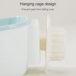 Dog and Cat Anti - choke Feeding Water Hanging Bowl Creative Plastic Pet Bowl - Trustpick