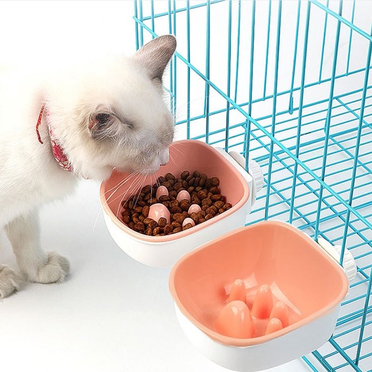 Dog and Cat Anti - choke Feeding Water Hanging Bowl Creative Plastic Pet Bowl - Trustpick