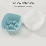 Dog and Cat Anti - choke Feeding Water Hanging Bowl Creative Plastic Pet Bowl - Trustpick