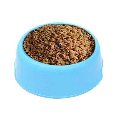 Dog Cat Light Candy Color Plastic Material Single Pets Bowls - Trustpick