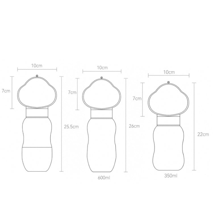 Dog Go Out Water Cup Portable Accompanying Cup Pet Drinking Water Drinker - Trustpick