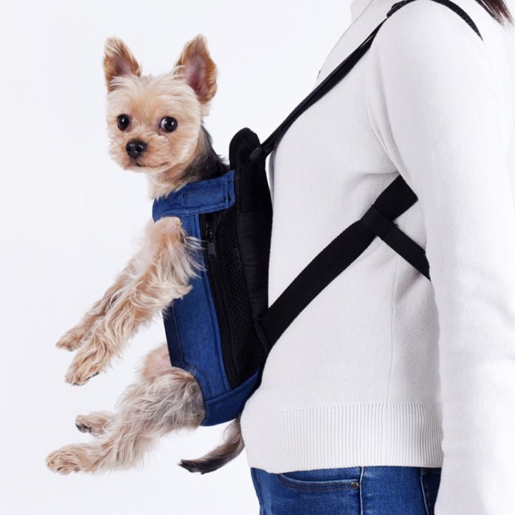 Dog Going Out Foldable On Chest Backpack Pet Carrier Bag - Trustpick