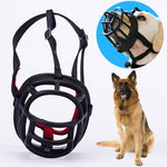 Dog Muzzle Prevent Biting Chewing and Barking Allows Drinking and Panting, Size: 11.2*10.7*14.3cm - Trustpick