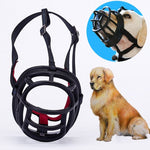 Dog Muzzle Prevent Biting Chewing and Barking Allows Drinking and Panting, Size: 12.5*12.5*15.4cm - Trustpick