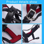 Dog Muzzle Prevent Biting Chewing and Barking Allows Drinking and Panting, Size: 8.2*7.6*10.4cm - Trustpick