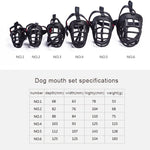 Dog Muzzle Prevent Biting Chewing and Barking Allows Drinking and Panting, Size: 8.8*8.4*11cm - Trustpick