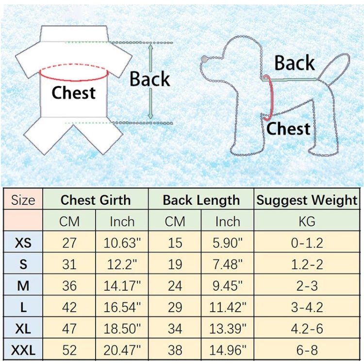 Dog Pajamas Fleece Jumpsuit Autumn Winter Dog Clothes Four legs Warm Pet Clothes - Trustpick