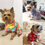Dog Pajamas Fleece Jumpsuit Autumn Winter Dog Clothes Four legs Warm Pet Clothes - Trustpick