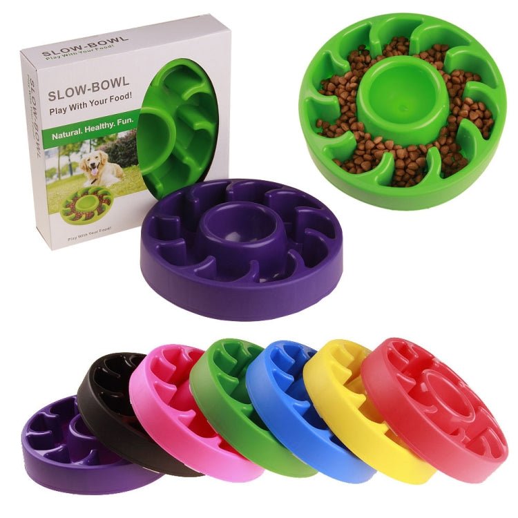Dog Slow Food Bowl Pet Tattoo Deflection Bowl - Trustpick