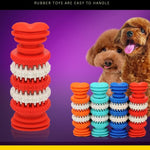 Dog Toy for Pets Tooth Cleaning Chewing Toys of Non - Toxic Soft Rubber , Small Size,Length:12cm - Trustpick