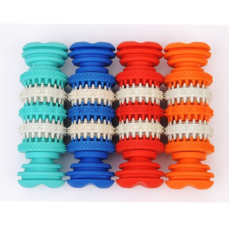 Dog Toy for Pets Tooth Cleaning Chewing Toys of Non - Toxic Soft Rubber , Small Size,Length:12cm - Trustpick