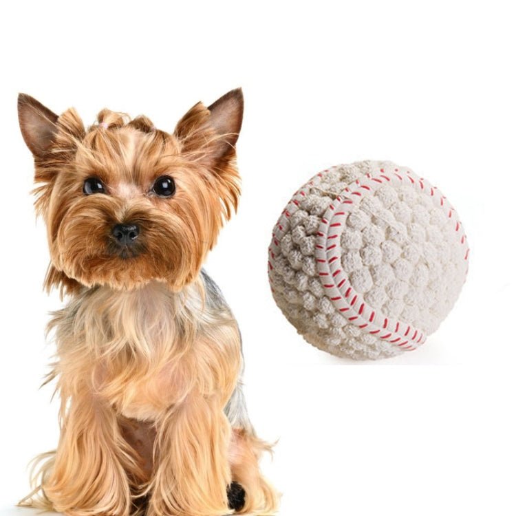 Dog Toy Latex Dog Bite Sound Ball Pet Toys - Trustpick
