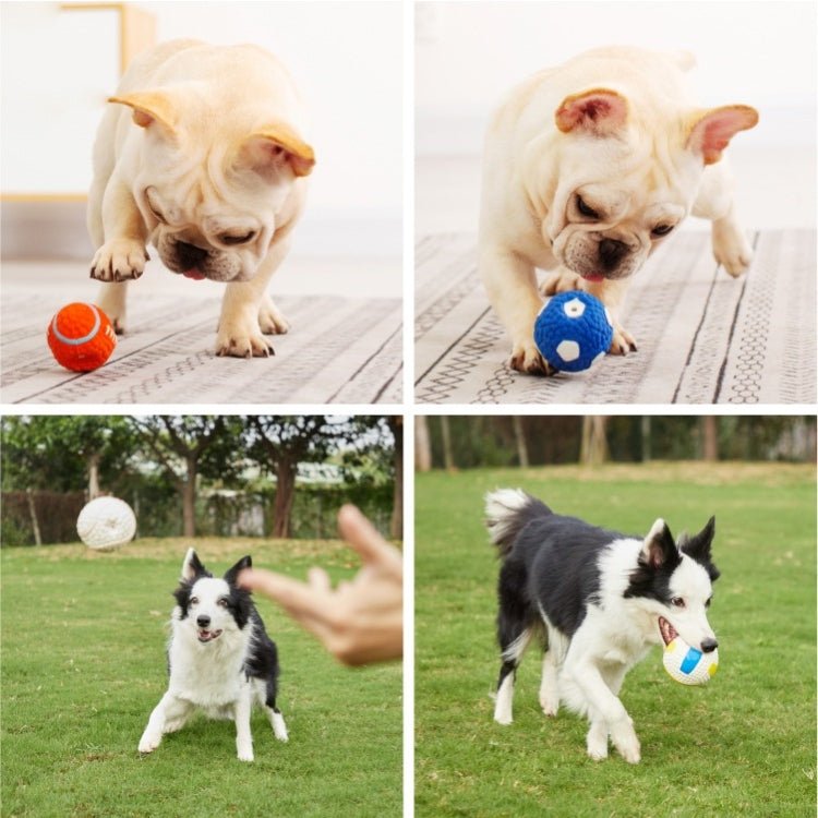 Dog Toy Latex Dog Bite Sound Ball Pet Toys - Trustpick