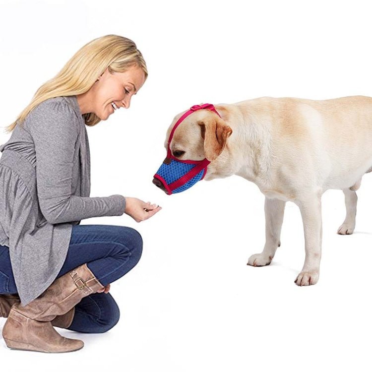 Doglemi Dog Muzzle Pet Supplies Breathable Bark Stopper Muzzle Dog Mouth Cover - Trustpick