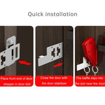 Door Stopper Home Burglary Girls Live Alone Security Lock Inside Opening Door Plug - Trustpick
