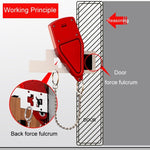 Door Stopper Home Burglary Girls Live Alone Security Lock Inside Opening Door Plug - Trustpick