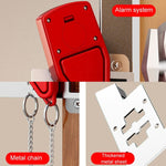Door Stopper Home Burglary Girls Live Alone Security Lock Inside Opening Door Plug - Trustpick