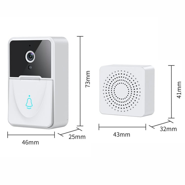 DoorBell X3 VGA WiFi Smart Video Doorbell with Chime, Support Night Vision - Trustpick