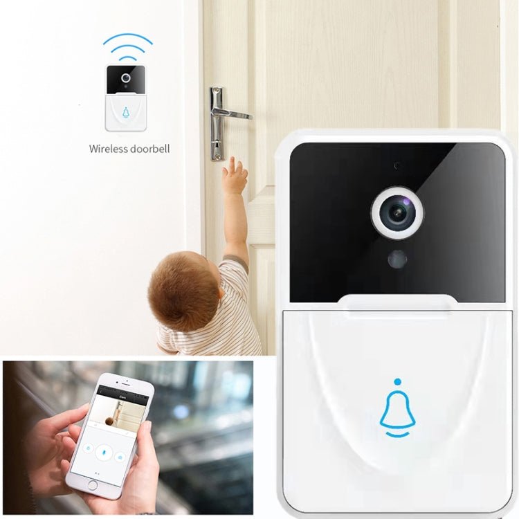 DoorBell X3 VGA WiFi Smart Video Doorbell with Chime, Support Night Vision - Trustpick