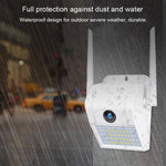 DP11 2 Megapixel IP66 Waterproof Wall Light Wireless IP Camera, Support Multiple Night Vision & Mobile Phone Remote Monitoring & Voice Intercom & Motion Detection / Alarm & 128GB Memory Card - Trustpick