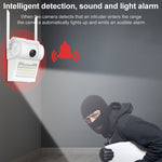 DP14 2.0 Million Pixels 1080P HD Wall Lamp Smart Camera, Support Full - color Night Vision / Motion Detection / Voice Intercom / TF Card, AU Plug - Trustpick