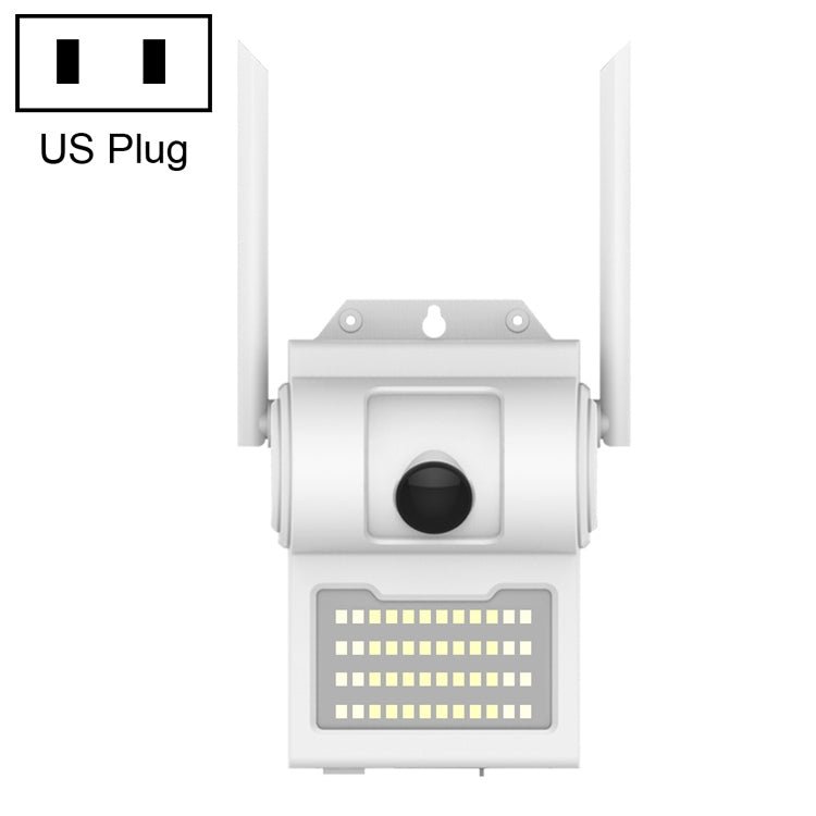 DP14 2.0 Million Pixels 1080P HD Wall Lamp Smart Camera, Support Full - color Night Vision / Motion Detection / Voice Intercom / TF Card, AU Plug - Trustpick