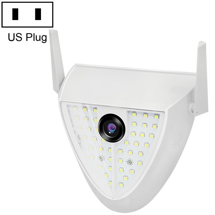 DP16 2.0 Megapixel 42 LEDs Garden Light Smart Camera, Support Motion Detection / Night Vision / Voice Intercom / TF Card, AU Plug - Trustpick