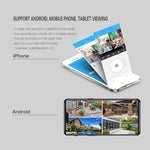 DP16 2.0 Megapixel 42 LEDs Garden Light Smart Camera, Support Motion Detection / Night Vision / Voice Intercom / TF Card, AU Plug - Trustpick