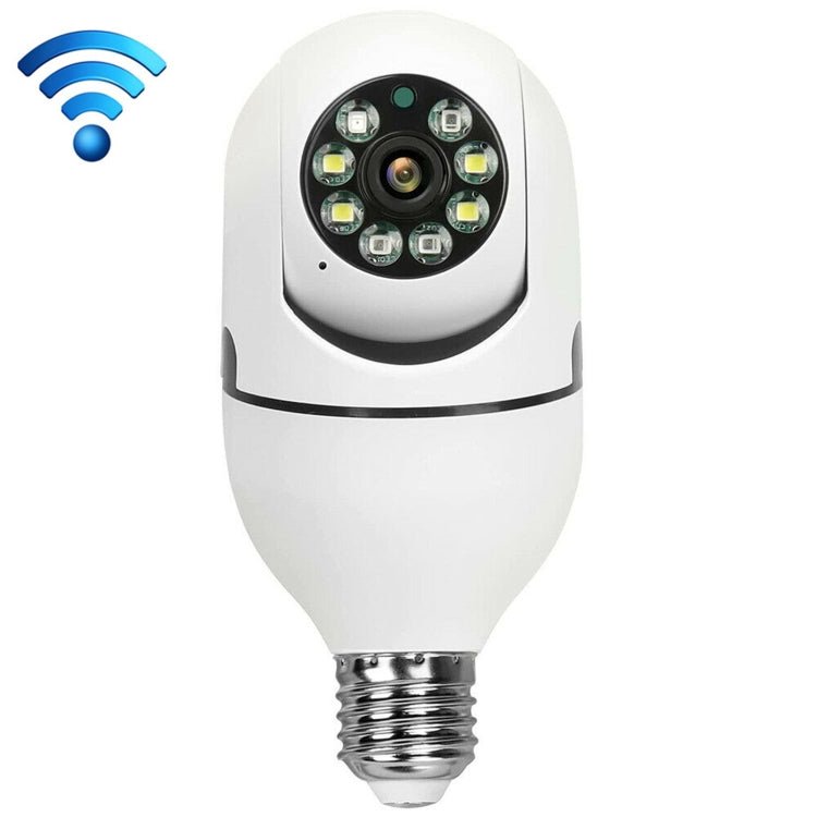 DP17 2.0 Million Pixels Dual Light Source Smart Dual - band WiFi 1080P HD Outdoor Network Light Bulb Camera, Support Infrared Night Vision & Two - way Audio & Motion Detection & TF Card - Trustpick