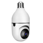 DP17 2.0 Million Pixels Single Light Source Smart Dual - band WiFi 1080P HD Outdoor Network Light Bulb Camera, Support Infrared Night Vision & Two - way Audio & Motion Detection & TF Card - Trustpick