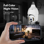 DP18 3.0MP Smart WiFi 1080P HD Outdoor Network Light Bulb Camera, Support Infrared Night Vision & Motion Detection & TF Card - Trustpick