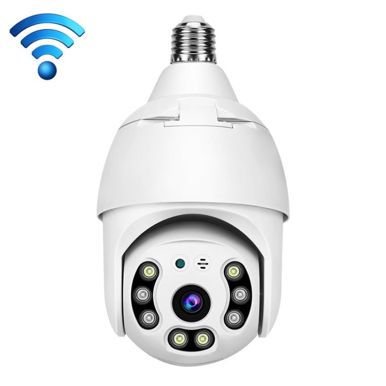 DP18 3.0MP Smart WiFi 1080P HD Outdoor Network Light Bulb Camera, Support Infrared Night Vision & Motion Detection & TF Card - Trustpick
