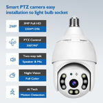 DP18 3.0MP Smart WiFi 1080P HD Outdoor Network Light Bulb Camera, Support Infrared Night Vision & Motion Detection & TF Card - Trustpick