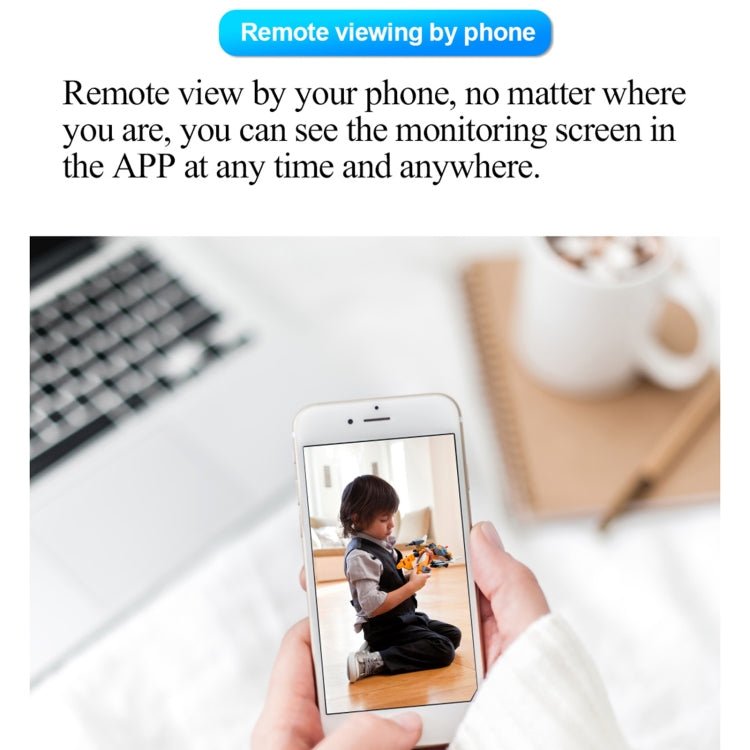 DP19 Smart WiFi HD Outdoor Network Light Bulb Camera, Support Infrared Night Vision & Motion Detection & TF Card - Trustpick