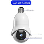 DP31 2.0MP HD Light Bulb WiFi Surveillance Camera, Support Motion Detection, Night Vision - Trustpick
