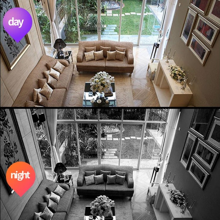 DP31 2.0MP HD Light Bulb WiFi Surveillance Camera, Support Motion Detection, Night Vision, Dual Light Source - Trustpick