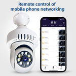 DP36 1080P Smoke Alarm Bulb WiFi Camera, Support IR Night Vision / Motion Detection / Two - way Voice - Trustpick