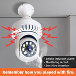DP36 1080P Smoke Alarm Bulb WiFi Camera, Support IR Night Vision / Motion Detection / Two - way Voice - Trustpick