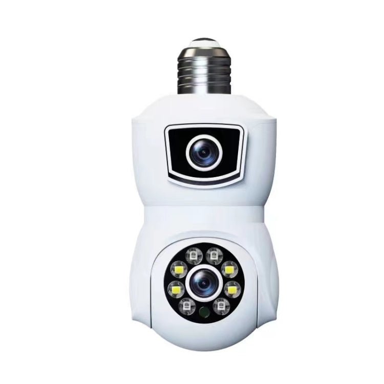 DP41 Bulb - type Dual - lens Motion Tracking Smart Camera Supports Voice Intercom - Trustpick