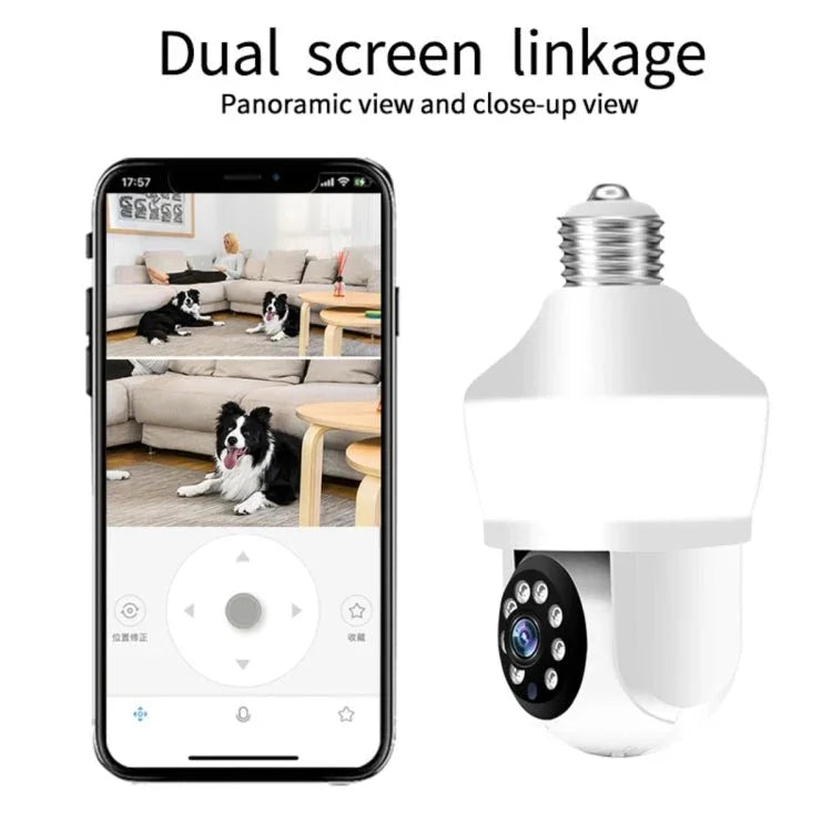 DP43 Bulb - type Motion Tracking Night Vision Smart Camera Supports Voice Intercom - Trustpick