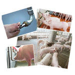 Duckbill Drinking Fountain Stainless Steel with Copper Cap Oblique Pig Mouth Livestock Machinery Pig Raising Equipment - Trustpick