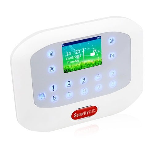 DY - GSM50A 8 in 1 Kit 315MHz / 433MHz Wireless GSM/PSTN Intelligent Anti - Burglar Alarm System, Touch Panel LCD Screen - Trustpick