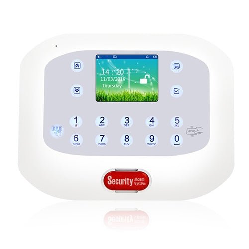 DY - GSM50A 8 in 1 Kit 315MHz / 433MHz Wireless GSM/PSTN Intelligent Anti - Burglar Alarm System, Touch Panel LCD Screen - Trustpick