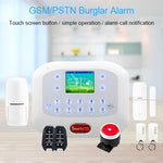 DY - GSM50A 8 in 1 Kit 315MHz / 433MHz Wireless GSM/PSTN Intelligent Anti - Burglar Alarm System, Touch Panel LCD Screen - Trustpick
