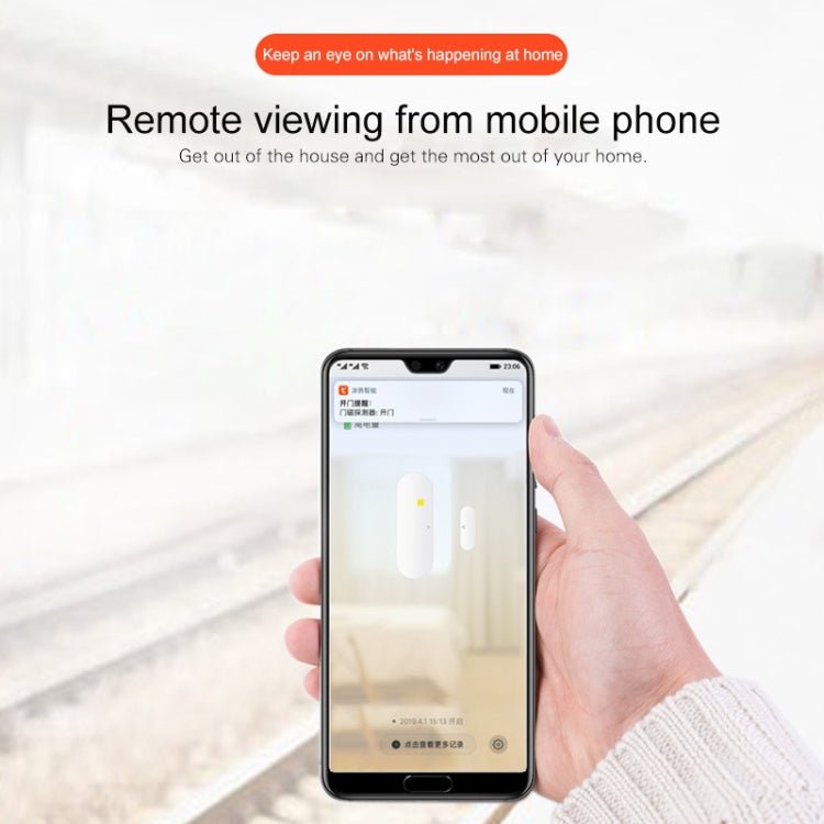 DY - MC400A WiFi Smart Linkage Home Door and Window Detector, Support Voice Control & APP Remote Control - Trustpick
