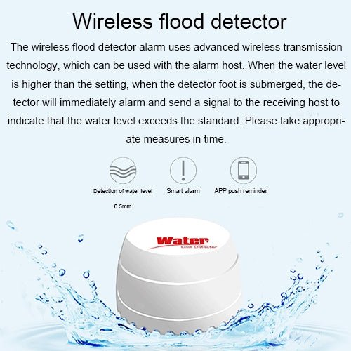 DY - SQ100B Water Leakage Detector with Two Sensors - Trustpick