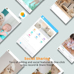 EBO SE 1080P HD Smart Home Companion Robot Remote Monitoring Camera, Support Infrared Night Vision & Two - way Voice & TF Card, US Plug - Trustpick